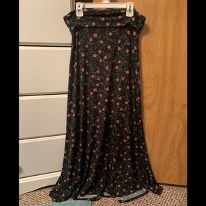 LulaRoe Medium Floral Maxi Skirt